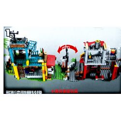 SHENG YUAN SY SY1232 1232 non  TRÒ CHƠI SINH TỒN bộ đồ chơi xếp lắp ráp ghép mô hình Pubg Battlegrounds Bắn Súng 888 khối