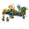 LELE 33066 non  LÀNG QUÊ YÊN BÌNH bộ đồ chơi xếp lắp ráp ghép mô hình Minecraft MY WORLD Game Xây Dựng 715 khối