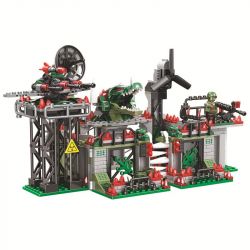 Winner 5063 non  PHÁO ĐÀI CÁ SẤU bộ đồ chơi xếp lắp ráp ghép mô hình Crocodile Special Forces Cá Sấu Đặc Nhiệm 596 khối