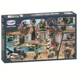 Winner 5063 non  PHÁO ĐÀI CÁ SẤU bộ đồ chơi xếp lắp ráp ghép mô hình Crocodile Special Forces Cá Sấu Đặc Nhiệm 596 khối