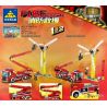 Kazi KY80519 80519 non  XE CỨU HỘ TAY GẤP THANG LÀM VIỆC TRÊN KHÔNG 1 ĐỔI 2 bộ đồ chơi xếp lắp ráp ghép mô hình Fire Rescure FIRE RESCUE Cứu Hỏa 400 khối
