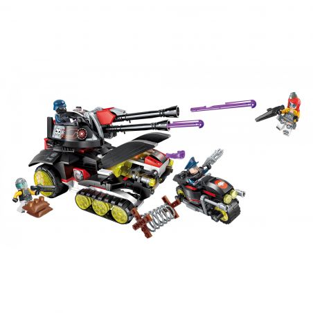 Enlighten 2715 Qman 2715 non  XE TĂNG CÔNG NGHỆ CAO bộ đồ chơi xếp lắp ráp ghép mô hình The High-Tech Era Kỷ Nguyên Công Nghệ Cao 399 khối