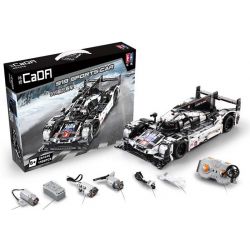 DOUBLEE CADA C61016 61016 MorkModel 022012 022012-2 022012-3 Mork Model 022012 022012-2 022012-3 non  XE ĐUA PORSCHE 919 HYBRID TỶ LỆ 1:9.5 ĐIỀU KHIỂN TỪ XA tỷ lệ 1:12 bộ đồ chơi xếp lắp ráp ghép mô hình  PORSCHE 919 HYBRID SPORTS-CAR Kỹ Thuật Công Nghệ Cao Mô Hình Phương Tiện 1586 khối