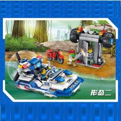 PanlosBrick 681004B Panlos Brick 681004B non  XE BÁN TẢI CỦA CẢNH SÁT bộ đồ chơi xếp lắp ráp ghép mô hình Police 398 khối