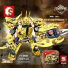SEMBO 11888 non  CHIẾN BINH VÀNG bộ đồ chơi xếp lắp ráp ghép mô hình King Of Glory Hegemony Game Liên Quân 397 khối