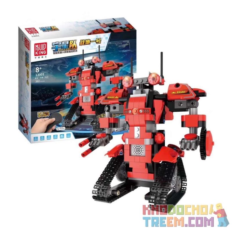 MouldKing 13001 Mould King 13001 non  ROBOT ĐIỀU KHIỂN TỪ XA bộ đồ chơi xếp lắp ráp ghép mô hình Walking Brick SMART BUILD CREATIVE PLAY Búp Bê Biết Đi 395 khối