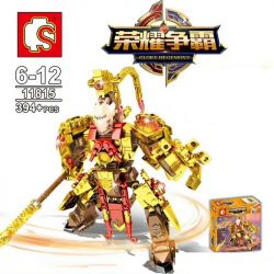 SEMBO 11815 non  TÔN NGỘ KHÔNG bộ đồ chơi xếp lắp ráp ghép mô hình King Of Glory Hegemony Game Liên Quân 394 khối