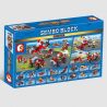SEMBO 603034 non  ĐỘI XE CỨU HỎA LẮP ĐƯỢC 27 MẪU bộ đồ chơi xếp lắp ráp ghép mô hình Fire Rescure FIRE FRONTLINE 394 khối