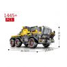 SEMBO 107006 non  XE VẬN CHUYỂN BỌC THÉP bộ đồ chơi xếp lắp ráp ghép mô hình The Wandering Earth CARGOTRUCK-IRON Lưu Lạc Địa Cầu 1445 khối