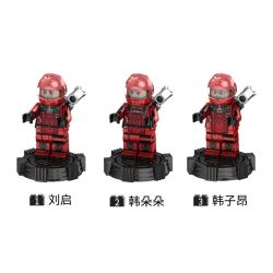 SEMBO 107006 non  XE VẬN CHUYỂN BỌC THÉP bộ đồ chơi xếp lắp ráp ghép mô hình The Wandering Earth CARGOTRUCK-IRON Lưu Lạc Địa Cầu 1445 khối