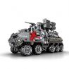 SEMBO 107007 non  XE BỌC THÉP CHIẾN ĐẤU bộ đồ chơi xếp lắp ráp ghép mô hình The Wandering Earth MILITARY TRUCK Lưu Lạc Địa Cầu 1925 khối