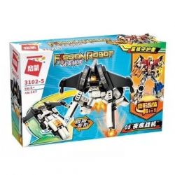 Enlighten 3102 Qman 3102 non  6 NGƯỜI MÁY BIẾN HÌNH HỢP THỂ bộ đồ chơi xếp lắp ráp ghép mô hình Speed Champions Racing Cars FISSION ROBOT Đua Xe Công Thức 891 khối