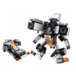 Enlighten 3102 Qman 3102 non  6 NGƯỜI MÁY BIẾN HÌNH HỢP THỂ bộ đồ chơi xếp lắp ráp ghép mô hình Speed Champions Racing Cars FISSION ROBOT Đua Xe Công Thức 891 khối