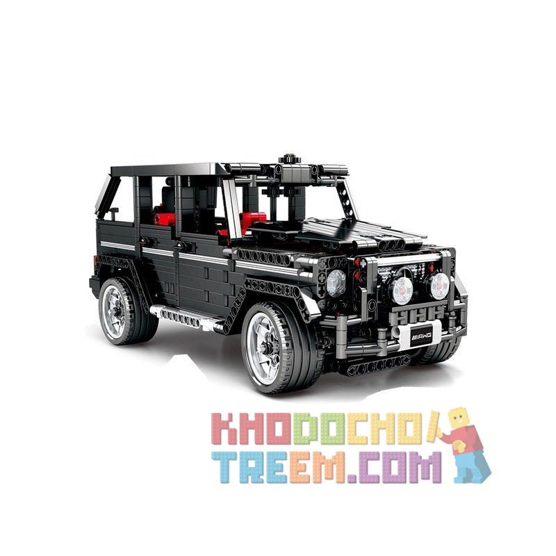 SEMBO 701960 non  XE SUV MERCEDES bộ đồ chơi xếp lắp ráp ghép mô hình  BENZ-G500 Kỹ Thuật Công Nghệ Cao Mô Hình Phương Tiện 1343 khối