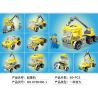 Kazi KY80460 80460 non  MÁY MÓC CÔNG TRƯỜNG bộ đồ chơi xếp lắp ráp ghép mô hình Creator CONSTRUCTION Sáng Tạo 905 khối