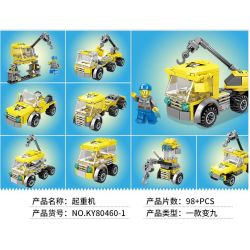 Kazi KY80460 80460 non  MÁY MÓC CÔNG TRƯỜNG bộ đồ chơi xếp lắp ráp ghép mô hình Creator CONSTRUCTION Sáng Tạo 905 khối