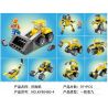 Kazi KY80460 80460 non  MÁY MÓC CÔNG TRƯỜNG bộ đồ chơi xếp lắp ráp ghép mô hình Creator CONSTRUCTION Sáng Tạo 905 khối