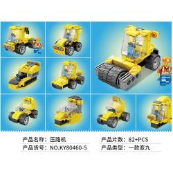 Kazi KY80460 80460 non  MÁY MÓC CÔNG TRƯỜNG bộ đồ chơi xếp lắp ráp ghép mô hình Creator CONSTRUCTION Sáng Tạo 905 khối