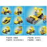 Kazi KY80460 80460 non  MÁY MÓC CÔNG TRƯỜNG bộ đồ chơi xếp lắp ráp ghép mô hình Creator CONSTRUCTION Sáng Tạo 905 khối