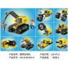 Kazi KY80460 80460 non  MÁY MÓC CÔNG TRƯỜNG bộ đồ chơi xếp lắp ráp ghép mô hình Creator CONSTRUCTION Sáng Tạo 905 khối
