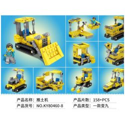 Kazi KY80460 80460 non  MÁY MÓC CÔNG TRƯỜNG bộ đồ chơi xếp lắp ráp ghép mô hình Creator CONSTRUCTION Sáng Tạo 905 khối