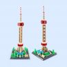 WANGE 5224 non  THÁP HÒN NGỌC PHƯƠNG ĐÔNG bộ đồ chơi xếp lắp ráp ghép mô hình Creator THE ORIENTAL PEARL TOWER-CHINA Sáng Tạo 1109 khối