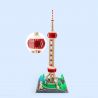 WANGE 5224 non  THÁP HÒN NGỌC PHƯƠNG ĐÔNG bộ đồ chơi xếp lắp ráp ghép mô hình Creator THE ORIENTAL PEARL TOWER-CHINA Sáng Tạo 1109 khối