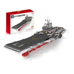 Kazi KY10003 10003 non  TÀU SÂN BAY tỷ lệ 1:340 bộ đồ chơi xếp lắp ráp ghép mô hình Creator Sáng Tạo 2126 khối