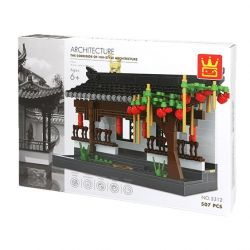 WANGE 3312 non  HÀNH LANG KIỂU TRUNG HOA bộ đồ chơi xếp lắp ráp ghép mô hình Creator THE CORRIDOR OF HUI-STYLE ARCHITECTURE Sáng Tạo 506 khối
