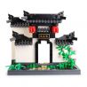 WANGE 3313 non  CỔNG SÂN KIỂU TRUNG HOA bộ đồ chơi xếp lắp ráp ghép mô hình Creator THE COURTYARD OF HUI-STYLE ARCHITECTURE Sáng Tạo 486 khối
