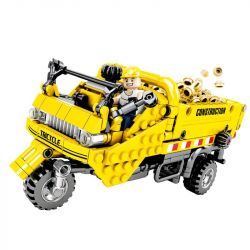 SEMBO 701350 non  XE TẢI 3 BÁNH bộ đồ chơi xếp lắp ráp ghép mô hình  TECHNIQUE Kỹ Thuật Công Nghệ Cao Mô Hình Phương Tiện 491 khối