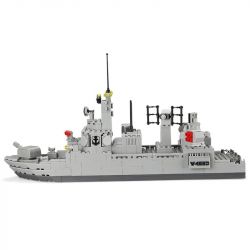 WANGE 4660 non  TÀU CHIẾN LEGION bộ đồ chơi xếp lắp ráp ghép mô hình Military Army LEGION DESTROYER Quân Sự Bộ Đội 528 khối