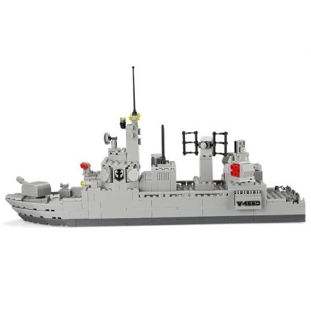 WANGE 4660 non  TÀU CHIẾN LEGION bộ đồ chơi xếp lắp ráp ghép mô hình Military Army LEGION DESTROYER Quân Sự Bộ Đội 528 khối