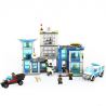 WANGE 6540 non  ĐỒN CẢNH SÁT bộ đồ chơi xếp lắp ráp ghép mô hình City POLICE STATION Thành Phố 882 khối