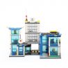 WANGE 6540 non  ĐỒN CẢNH SÁT bộ đồ chơi xếp lắp ráp ghép mô hình City POLICE STATION Thành Phố 882 khối