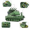 Winner 8103 non  XE TĂNG PHÒNG KHÔNG bộ đồ chơi xếp lắp ráp ghép mô hình Tank Battle TANKBATTLE Xe Tăng Đối Đầu 823 khối