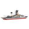 WANGE 5660 non  CHIẾN HẠM bộ đồ chơi xếp lắp ráp ghép mô hình Military Army LEGION BATTLESHIP Quân Sự Bộ Đội 774 khối