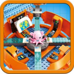 Enlighten 3716 Qman 3716 non  TÀU NGẦM BẠCH THUỘC bộ đồ chơi xếp lắp ráp ghép mô hình Octonauts Thám Hiểm Đại Dương 921 khối