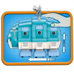 Enlighten 3715 Qman 3715 non  THUYỀN BỌ GẤU NƯỚC bộ đồ chơi xếp lắp ráp ghép mô hình Octonauts Thám Hiểm Đại Dương 766 khối