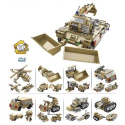 PanlosBrick 633024F 633024G 633024H 633024A 633024B 633024C 633024D 633024E Panlos Brick 633024F 633024G 633024H 633024A 633024B 633024C 633024D 633024E non  PHƯƠNG TIỆN QUÂN SỰ 8 TRONG 1 bộ đồ chơi xếp lắp ráp ghép mô hình Military Army ENGINEERING Quân Sự Bộ Đội 735 khối