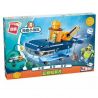Enlighten 3714 Qman 3714 non  TÀU NGẦM CÁ VOI XANH bộ đồ chơi xếp lắp ráp ghép mô hình Octonauts Thám Hiểm Đại Dương 630 khối