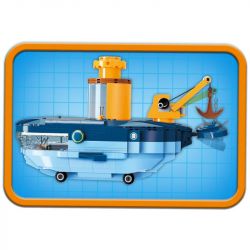 Enlighten 3714 Qman 3714 non  TÀU NGẦM CÁ VOI XANH bộ đồ chơi xếp lắp ráp ghép mô hình Octonauts Thám Hiểm Đại Dương 630 khối