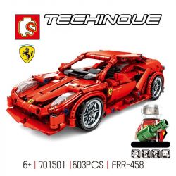 CHAOBAO 7125 SEMBO 701501 SY 8153 non  XE ĐUA THỂ THAO bộ đồ chơi xếp lắp ráp ghép mô hình  FRR-458 Kỹ Thuật Công Nghệ Cao Mô Hình Phương Tiện 603 khối