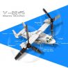 WANGE 5236 non  MÁY BAY V-22 bộ đồ chơi xếp lắp ráp ghép mô hình Military Army ZUIWENG PAVILION Quân Sự Bộ Đội 917 khối
