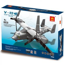 WANGE 5236 non  MÁY BAY V-22 bộ đồ chơi xếp lắp ráp ghép mô hình Military Army ZUIWENG PAVILION Quân Sự Bộ Đội 917 khối