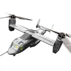 WANGE 5236 non  MÁY BAY V-22 bộ đồ chơi xếp lắp ráp ghép mô hình Military Army ZUIWENG PAVILION Quân Sự Bộ Đội 917 khối