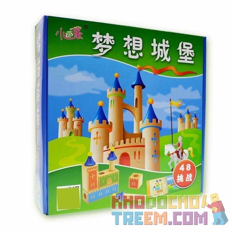 JUN DA LONG TOYS JDLT 7511A Xếp hình kiểu    IQ Castle Blocks Khối Lâu đài IQ 1570 khối