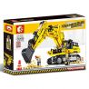 SEMBO 701802 non  MÁY XÚC bộ đồ chơi xếp lắp ráp ghép mô hình  TECHINQUE Kỹ Thuật Công Nghệ Cao Mô Hình Phương Tiện 841 khối