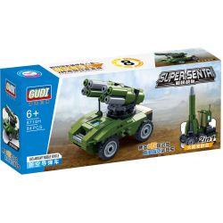 GUDI 8716A 8716B 8716C 8716D 8716E 8716F 8716G 8716H non  XE TĂNG BỌC THÉP bộ đồ chơi xếp lắp ráp ghép mô hình Military Army SUPER SENTAI Quân Sự Bộ Đội 658 khối