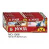 SHENG YUAN SY 1306A 1306B 1306C 1306D non  4 NINJA KIẾM SĨ SẤM SÉT bộ đồ chơi xếp lắp ráp ghép mô hình The  Ninjago Movie NINJA THUNDER SWORDSMAN Ninja Lốc Xoáy 653 khối